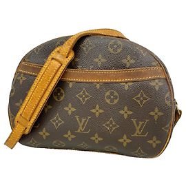 Bolso de hombro Louis Vuitton Monogram Blois Castaño