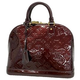 Borsa Louis Vuitton Alma PM Vernis Bordò