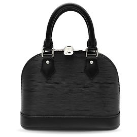 Louis Vuitton Alma BB Epi Black Handtasche Schwarz