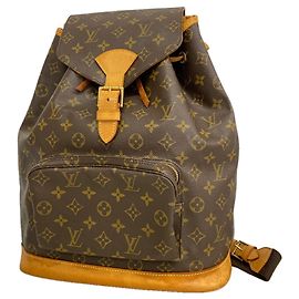 Louis Vuitton Monogram Montsouris GM Backpack Brown