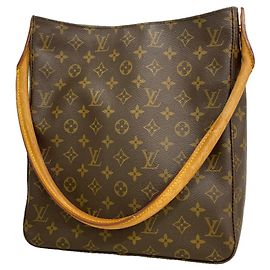 Bolsa de Ombro Louis Vuitton Monogram Looping GM Marrom
