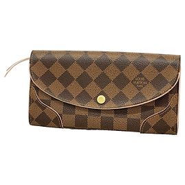 Louis Vuitton Damier Portefeuille Caïssa Long Wallet Rosa Damier ebene