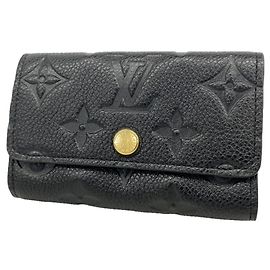 Portachiavi Louis Vuitton Monogram Empreinte Nero