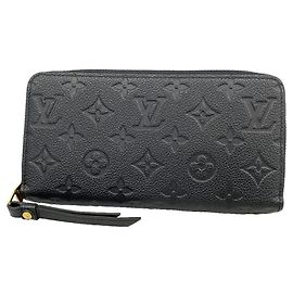 Carteira Zippy Louis Vuitton Monogram Empreinte Preto