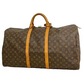 Louis Vuitton Boston Monogram Keepall 60 Braun