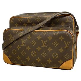 Louis Vuitton Monogram Nile Shoulder Bag Brown