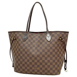 Louis Vuitton Damier Neverfull MM Tote Bag Damier ebene