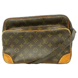 Borsa a tracolla Louis Vuitton Monogram Nile Marrone