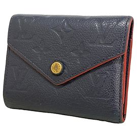 Louis Vuitton Tri-fold Wallet in Marine Rouge Red