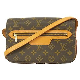 Sac à épaule Louis Vuitton Monogram Saint Germain 24 Marron