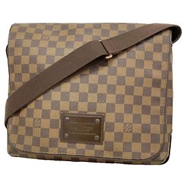Louis Vuitton Damier Brooklyn MM Shoulder Bag Damier ebene