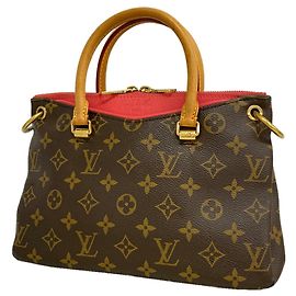 Borsa Louis Vuitton Monogram Pallas BB Marrone Arancione