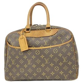 Louis Vuitton Monogram Deauville Handtasche Braun