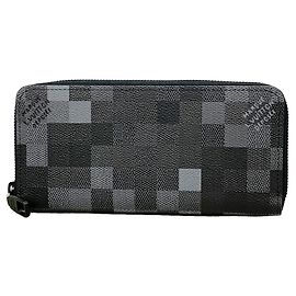 Portafoglio Zippy Louis Vuitton Damouflage Nero