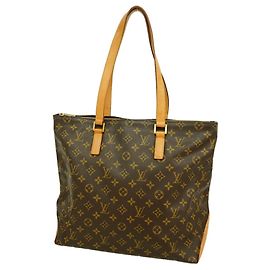 Saco Cabas Mezzo Monogram Louis Vuitton Marrom