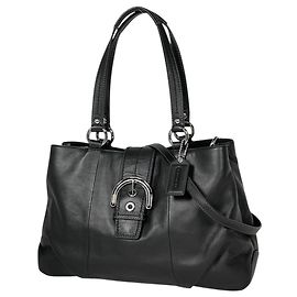 Borsa Tote in Pelle 2-Way Coach Nero
