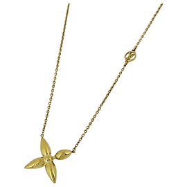 Louis Vuitton Collier Louisette Necklace Golden