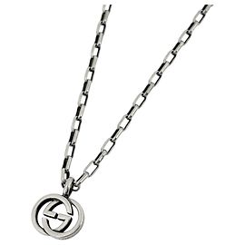 Colar Gucci Interlocking G em Prata 925 Prata