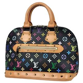 Bolsa Louis Vuitton Alma em Monogram Multicolore Preto