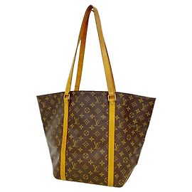 Louis Vuitton Monogram Sac Tote Bag M51108 Castaño