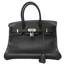 Hermès Sac à main Hermes Birkin 30 Noir