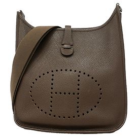 Hermès Hermes Evelyne 3PM Shoulder Bag Brown