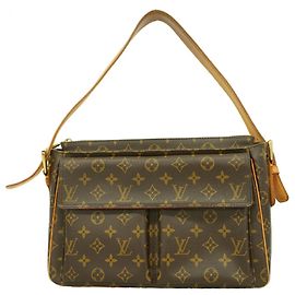 Borsa a tracolla Louis Vuitton Monogram Viva-Cite GM Marrone