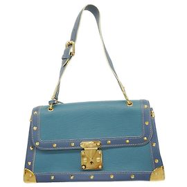 Bolso de hombro Louis Vuitton Suhali Tarantu Azul