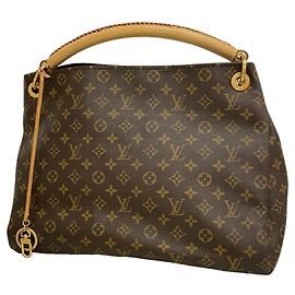Louis Vuitton Monogram Artsy MM Schultertasche Braun