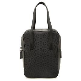 Céline Borsa Celine Gray C Macadam Canvas and Leather Marrone Grigio antracite