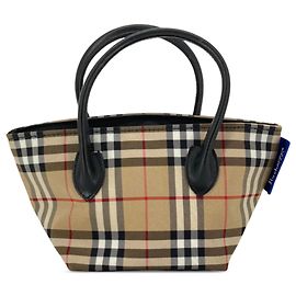 Borsa Burberry Beige House Check Canvas Beige