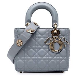 Dior Blue Small Lambskin Cannage MyABCDior Lady Dior Bleu Bleu clair