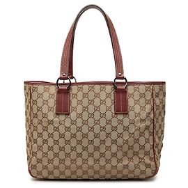 Gucci Beige GG Canvas Tote Beige