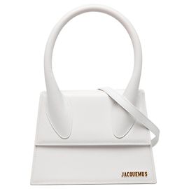 Jacquemus Le Grand Chiquito em couro de bezerro liso branco Branco