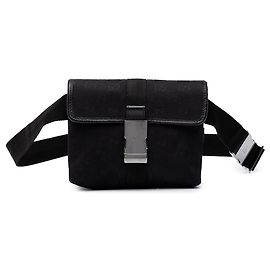 Gucci Black GG Canvas Belt Bag Black