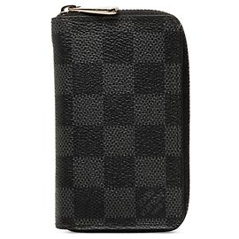 Portamonete Zippy Louis Vuitton Damier Graphite Nero Nero