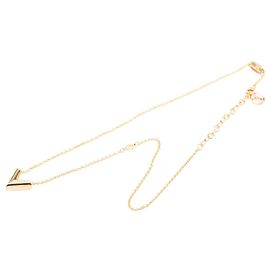 Louis Vuitton Collana Essential V placcata oro D'oro
