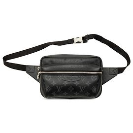 Louis Vuitton Black Monogram Eclipse Taigarama Outdoor Bumbag Black