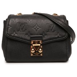 Louis Vuitton Black Monogram Empreinte Saint Germain BB Negro