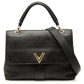 Louis Vuitton Black Monogram Very One Handle Black