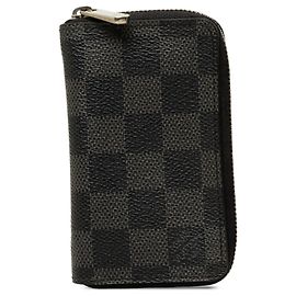 Carteira Zippy Louis Vuitton Damier Graphite Preta Preto
