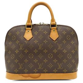 Louis Vuitton Brown Monogram Alma PM Braun