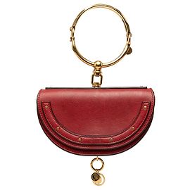 Bolso Nile Mini Chloé de piel de becerro roja Roja