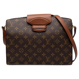 Louis Vuitton Brown Monogram Courcelles Marrom