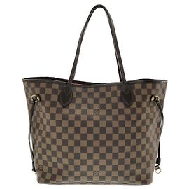 Borsa Louis Vuitton Damier Neverfull MM Damier ebene