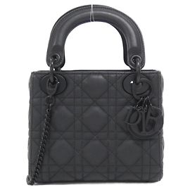 Christian Dior Lady Mini Handtasche Schwarz