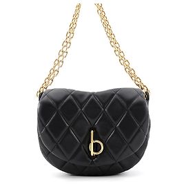 Bolsa de Ombro com Corrente Burberry Preto