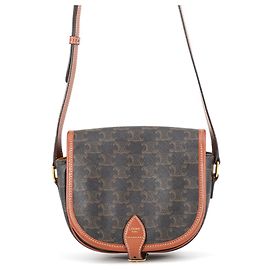 Céline Borsa a tracolla Celine Medium Folco Triomphe Beige