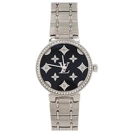 Montre Louis Vuitton Tambour Slim D QA161 SS Quartz Autre