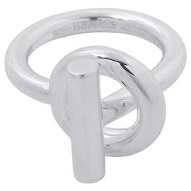 Hermès Bague Hermes Echappé MM Argenté